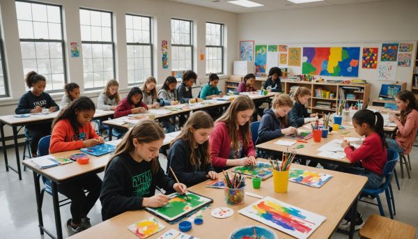 Projets artistiques innovants en classe